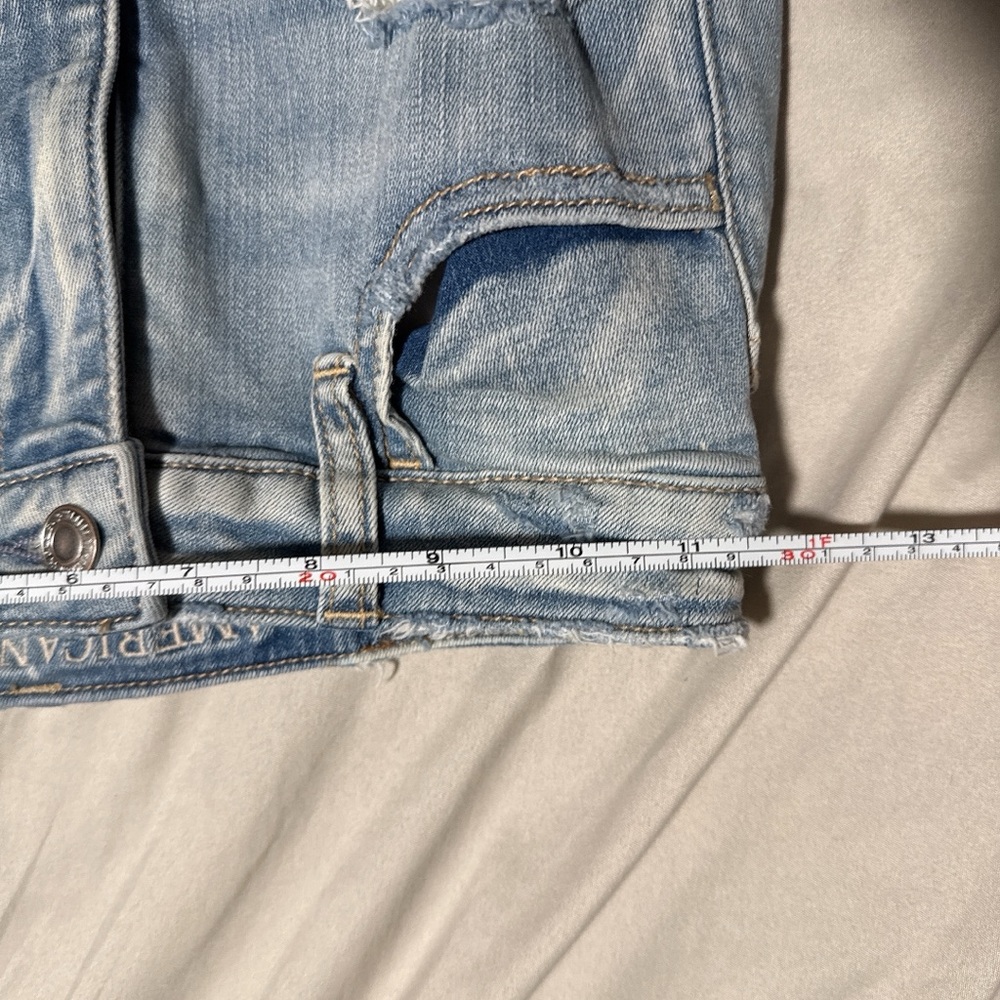 American Eagle Outfitters Distressed Blue Skinny Jeans - Picture 6 of 6